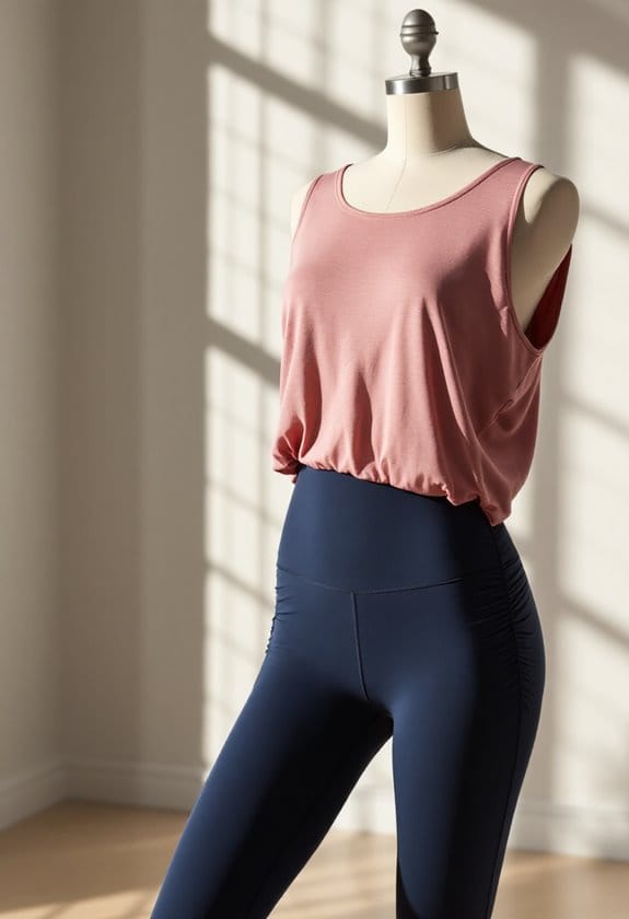 choosing flattering workout attire