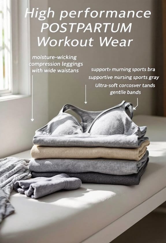 postpartum workout clothing options
