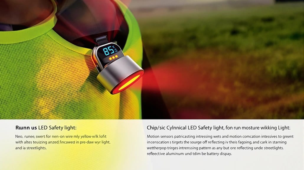 enhanced visibility for runners
