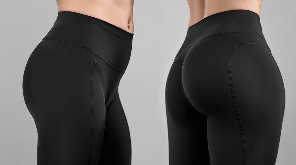 proper waistband and hip alignment