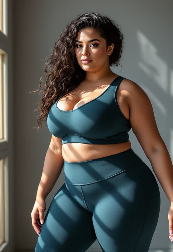 stylish plus size workout apparel