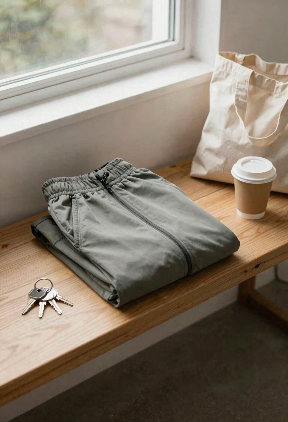 casual polished jogger outfit