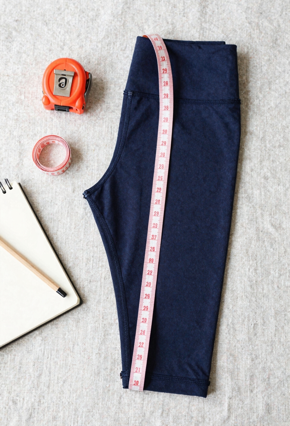 measure inseam from crotch to ankle