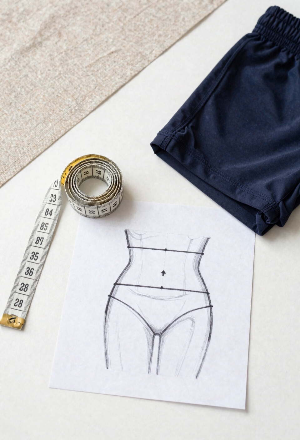 measure waist and hips accurately
