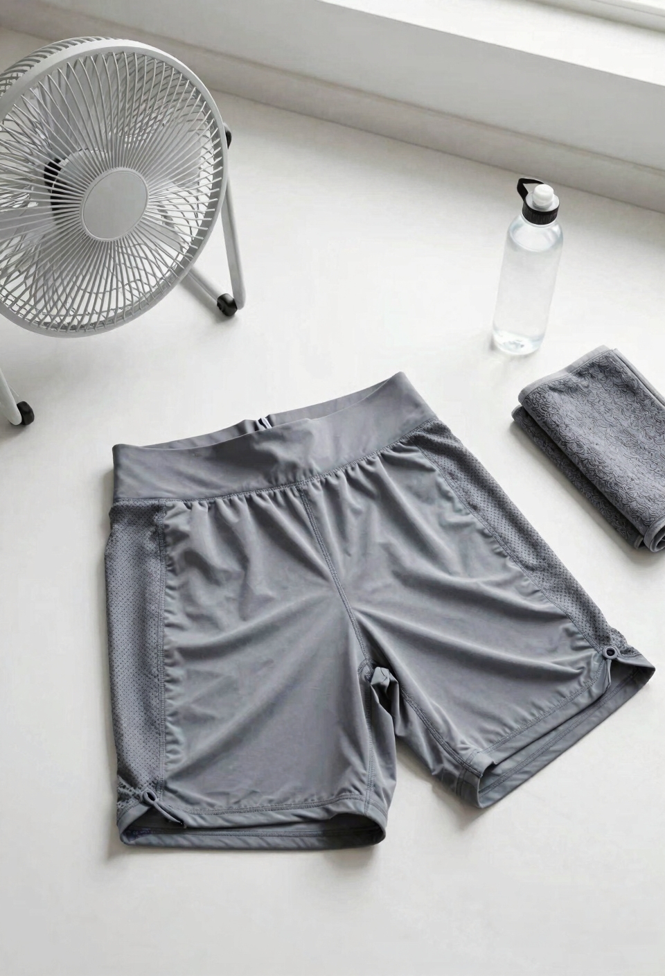 mesh ventilated moisture wicking shorts