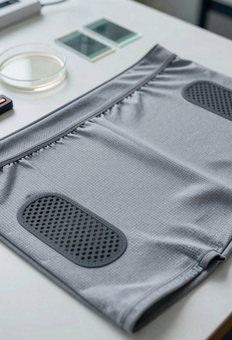 microbial humidity responsive cooling flaps