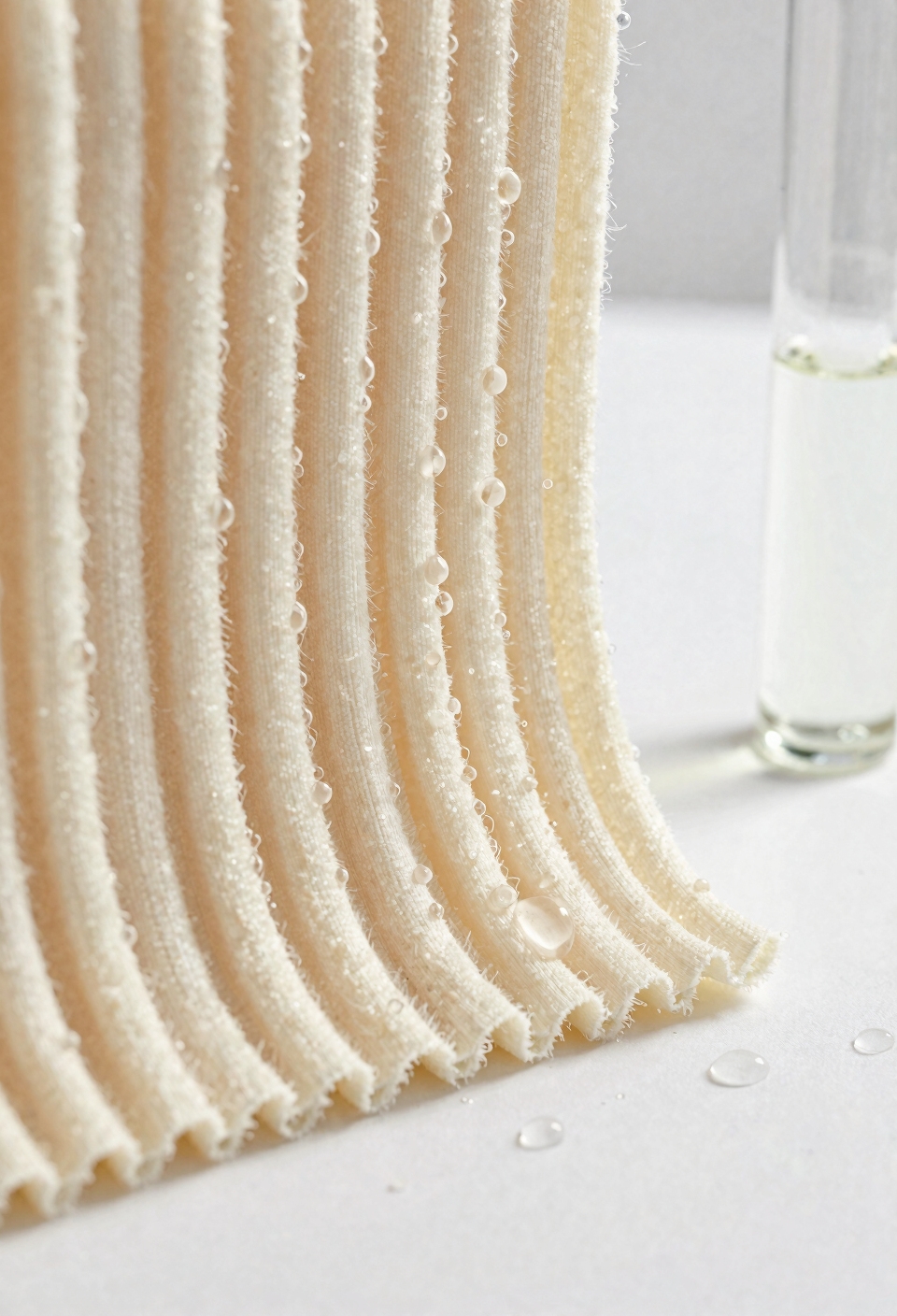 microcapillary driven moisture transport