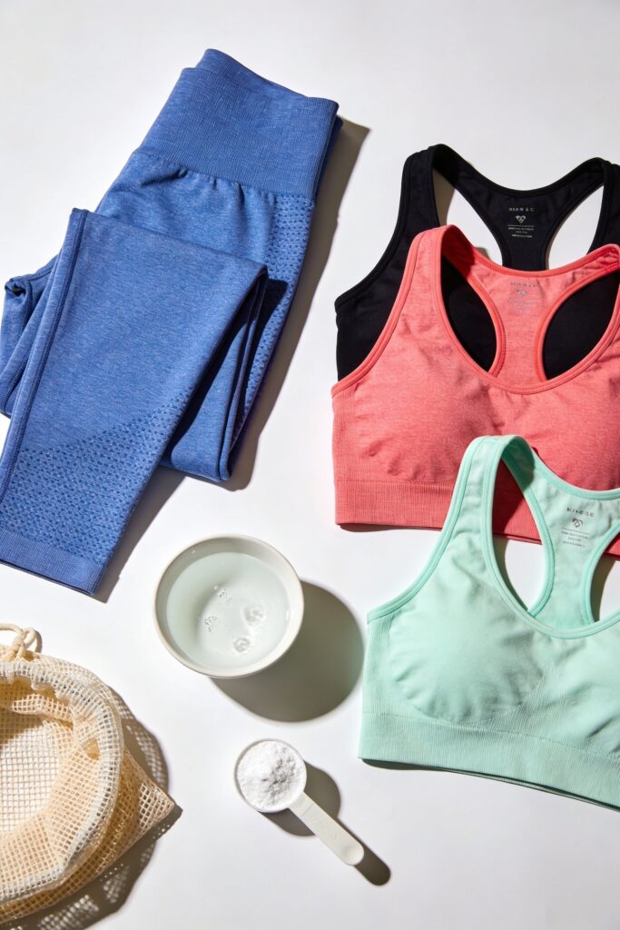 preserve vibrant workout clothes colors