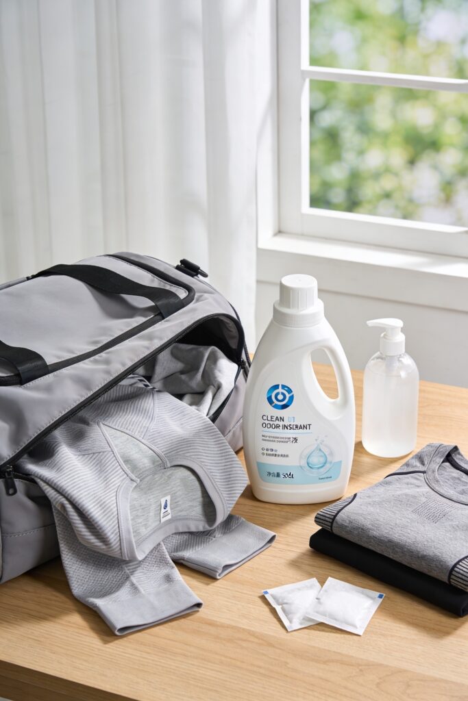 prevent workout clothes smelling bacterial