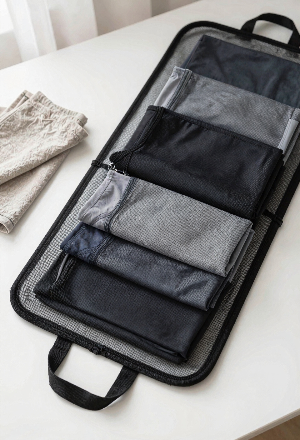 protect leggings with mesh bag