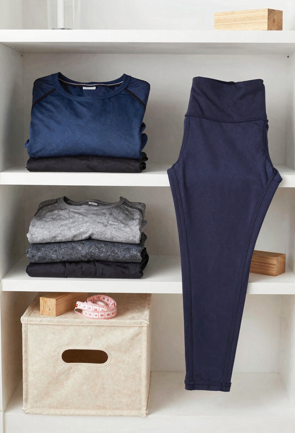 reassess gym clothes fit