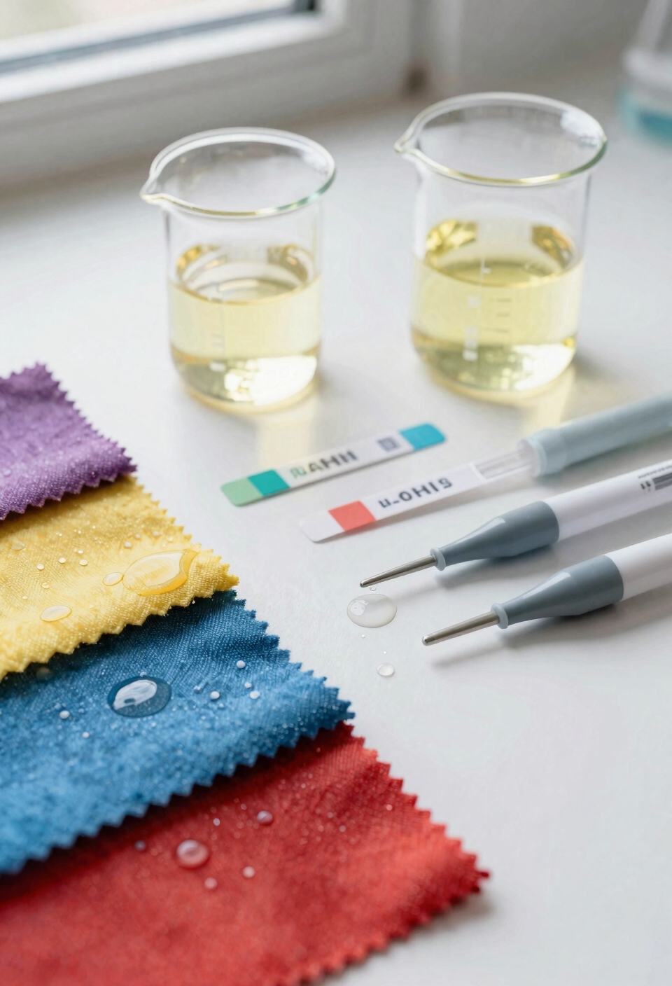 sweat driven dye degradation via metals